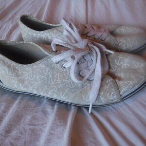 Nautica Lanyard Anchor Canvas Tennis Boat Sneakers Shoes Womens 8